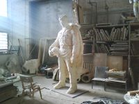 Pronkss&otilde;duri koopia t&ouml;&ouml;s olev versioon, Kristina Norman (2009) Foto: Elin Kard