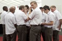 Annika Ström.Ten Embarrased Men (2010) Frieze Foundation for Frieze Projects 2010, foto: Polly Braden